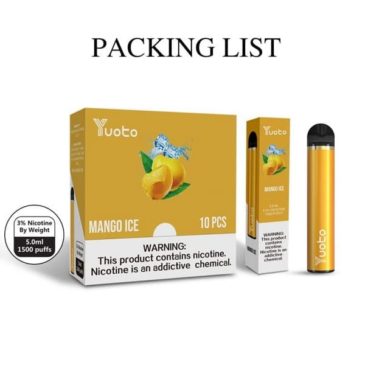 YUOTO DISPOSABLE VAPE 1500 PUFFS 2 yuoto disposable vape 1500 puffs dubai
