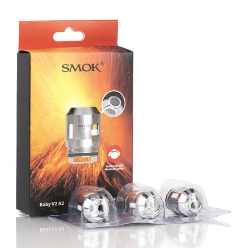 smok_tfv8_baby_v2_replacement_coils_-_a2_stainless_steel SMOK TFV8 BABY V2 REPLACEMENT COILS 1