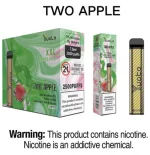 yuoto disposable vape two apple 2500 puffs dubai