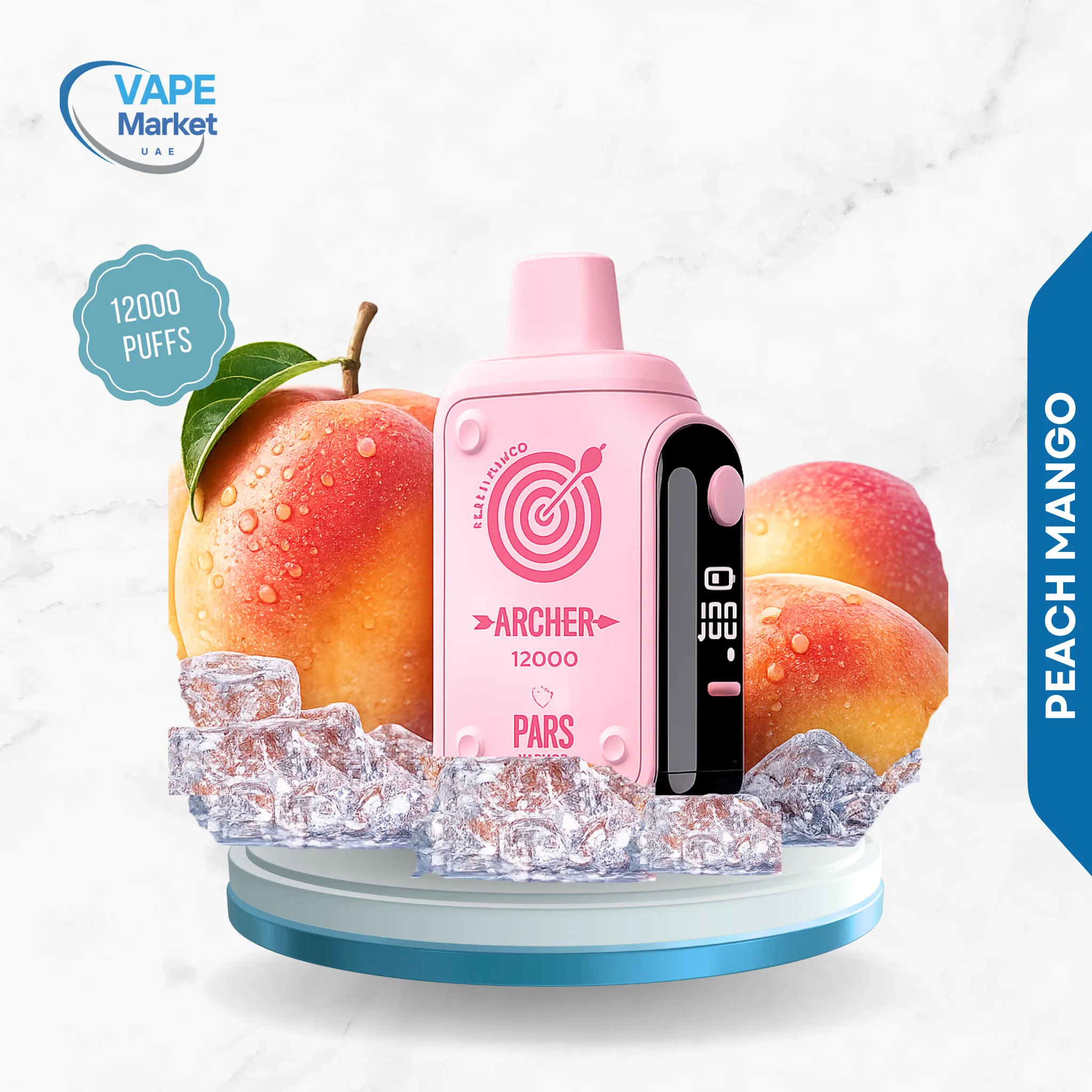 limited edition (15) Pars Vapmod Archer 12000 Puffs Peach Maongo 1
